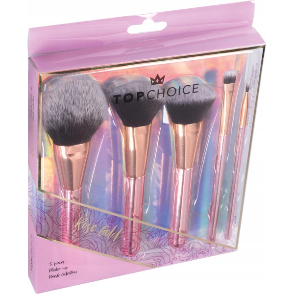 TOP CHOICE Make Up Brush Collection zestaw pędzli 37351 5szt