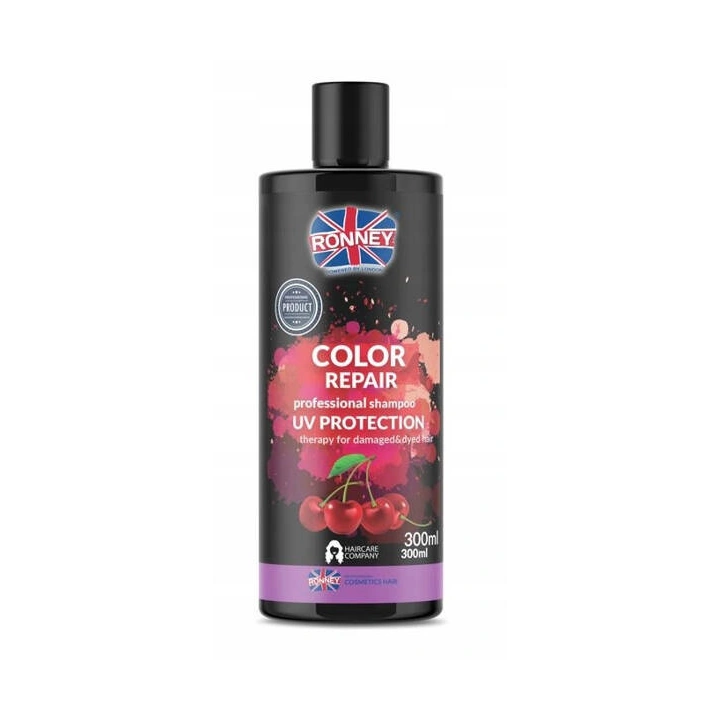 RONNEY Color Repair Cherry UV Protection szampon do włosów farbowanych 300ml