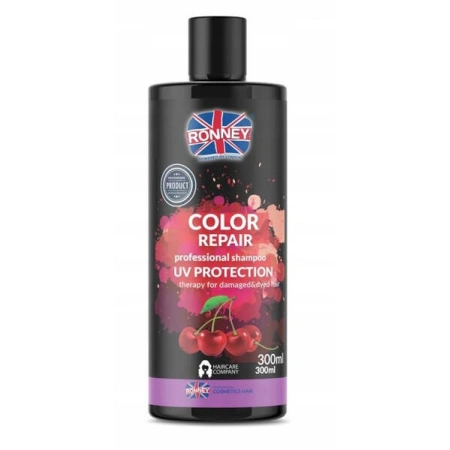 RONNEY Color Repair Cherry UV Protection szampon do włosów farbowanych 300ml