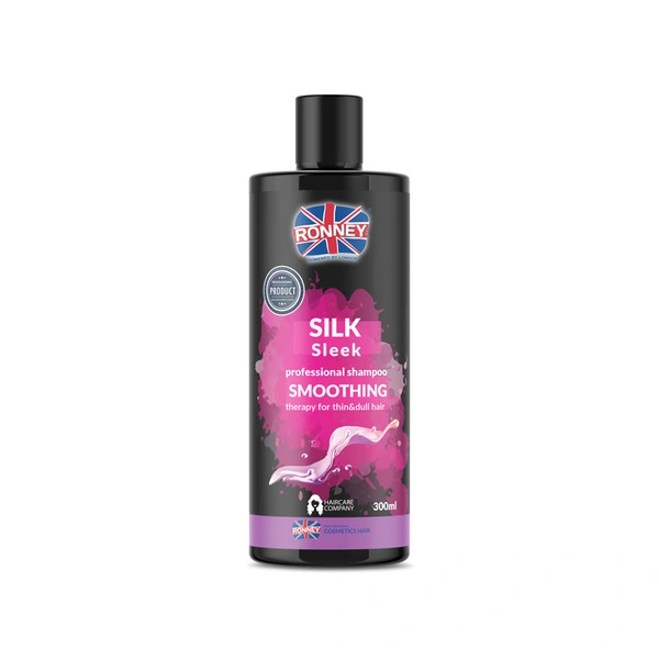 RONNEY Silk Sleek wygładzający szampon do włosów cienkich i matowych 300ml