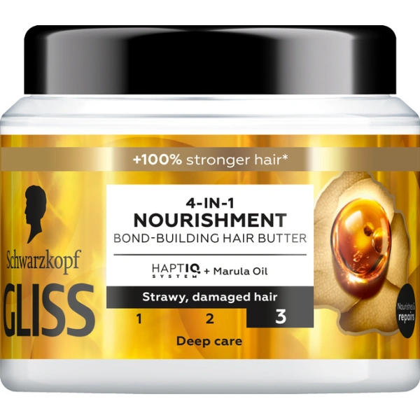 GLISS 4-in-1 Nourishment masło do włosow głęboko odżywcze 400ml
