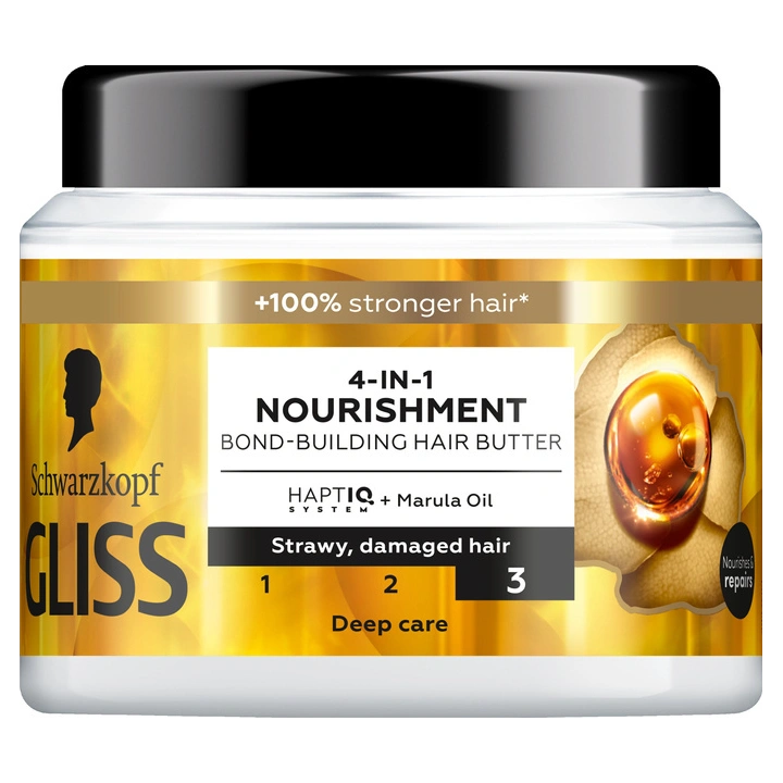 GLISS 4-in-1 Nourishment masło do włosow głęboko odżywcze 400ml
