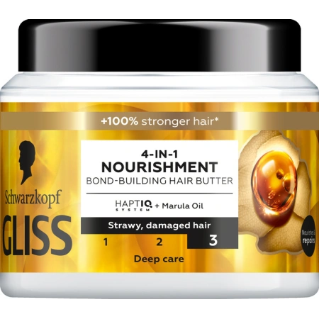 GLISS 4-in-1 Nourishment masło do włosow głęboko odżywcze 400ml