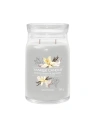 YANKEE CANDLE Signature Duża świeca w słoiku SMOKED VANILLA & CASHMERE 567g