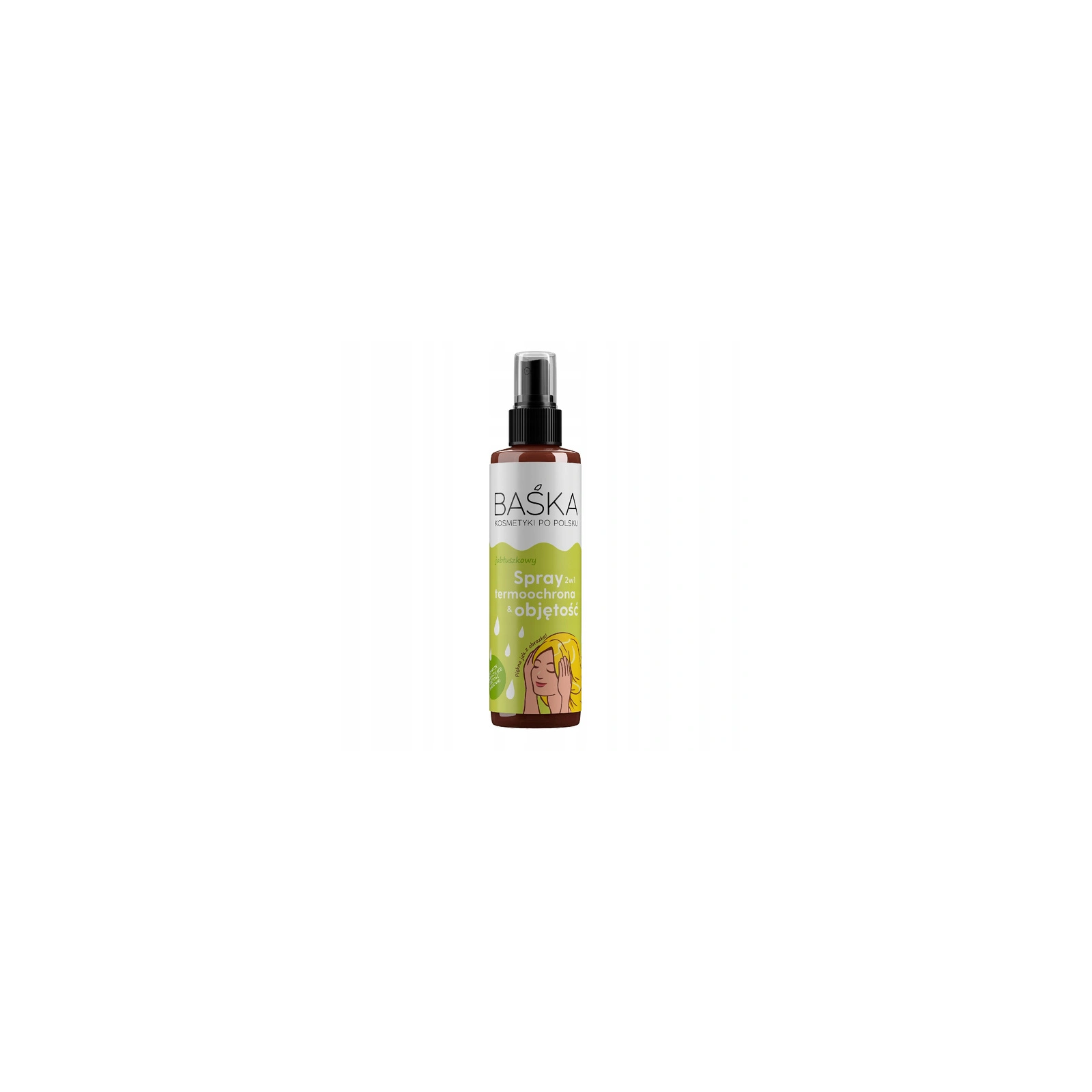 SOLVERX Baśka spray do włosów 2w1 termoochrona i objętość Jabłuszkowy 200ml