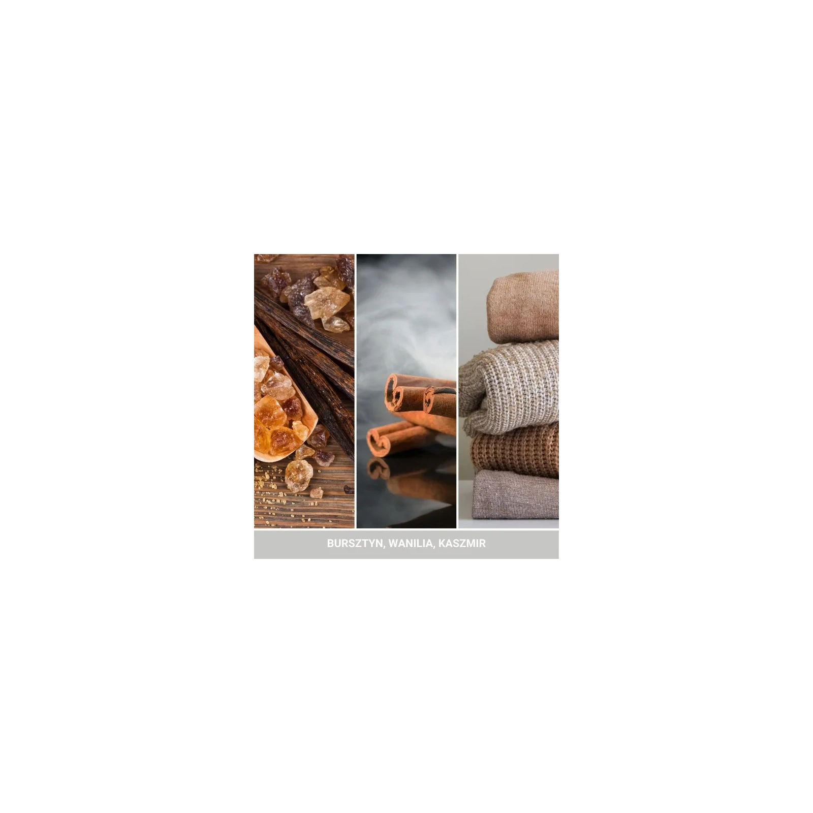 YANKEE CANDLE Signature Duża świeca w słoiku SMOKED VANILLA & CASHMERE 567g