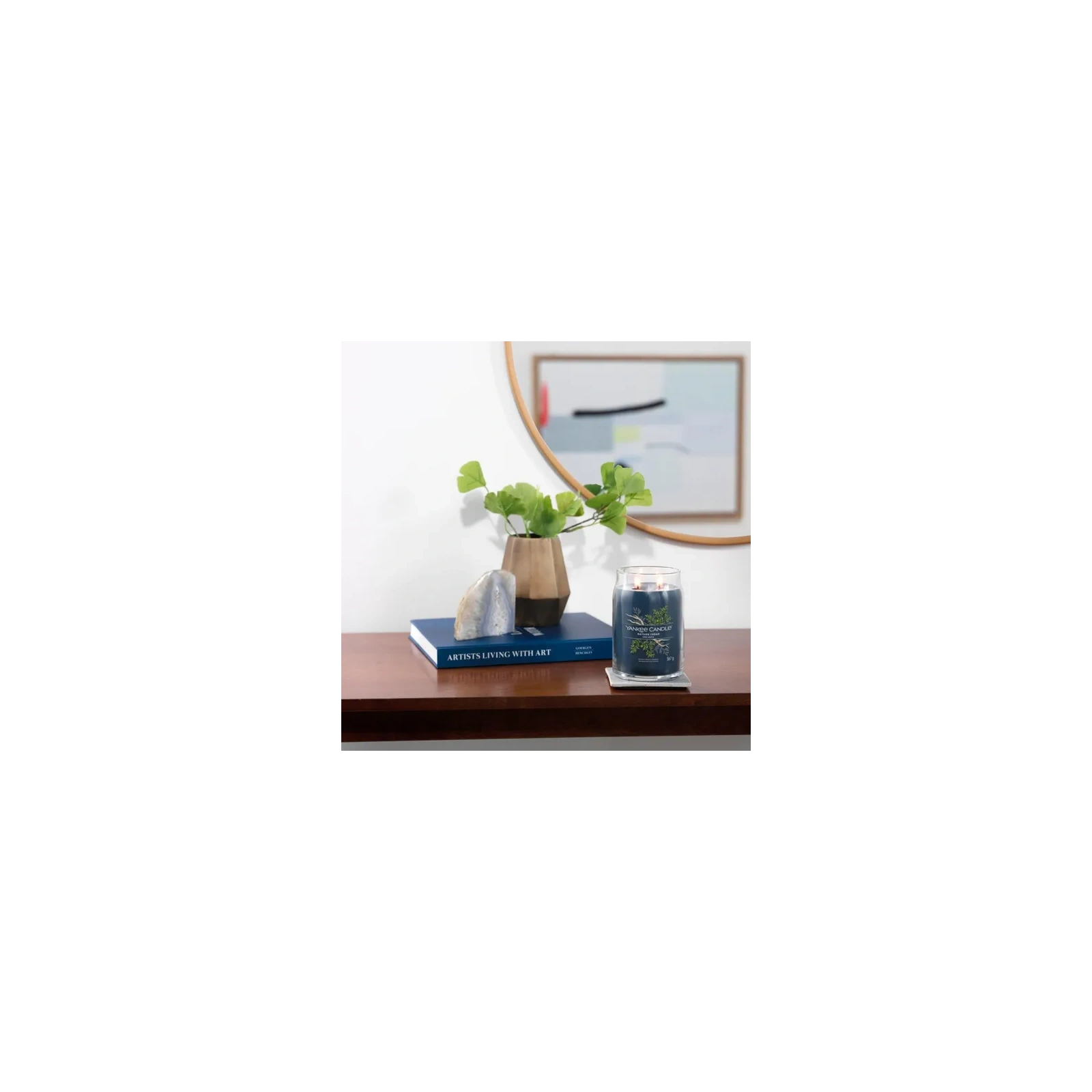 YANKEE CANDLE Signature Duża świeca w słoiku BAYSIDE CEDAR 567g