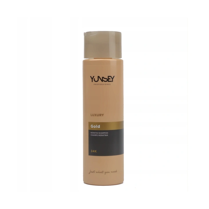 YUNSEI Luxury Gold 24K szampon do włosów odbudowujący z Keratyną 300ml