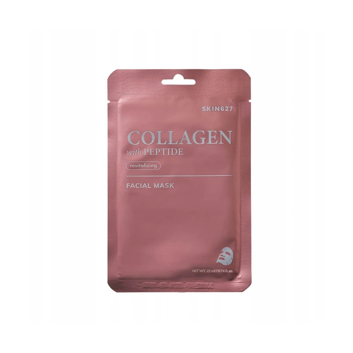 SKIN627 Facial Mask maska do twarzy w płacie Collagen & Peptide 22ml