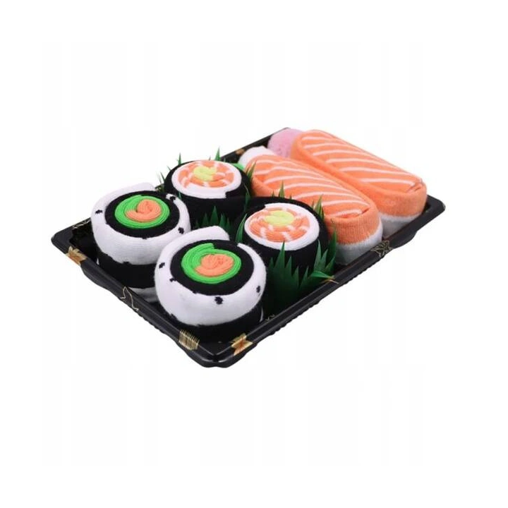 ECARLA skarpetki zestaw prezentowy XXL Sushi 3w1 SKAR06