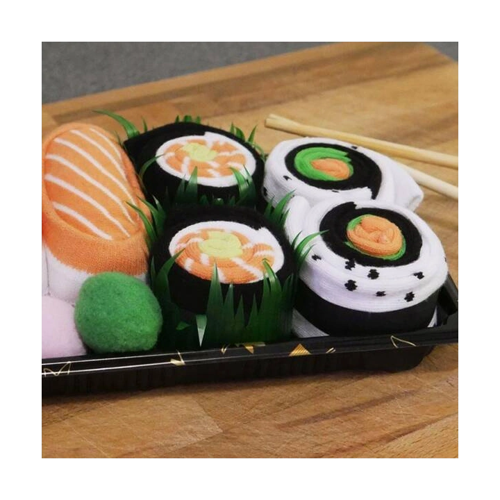 ECARLA skarpetki zestaw prezentowy XXL Sushi 3w1 SKAR06