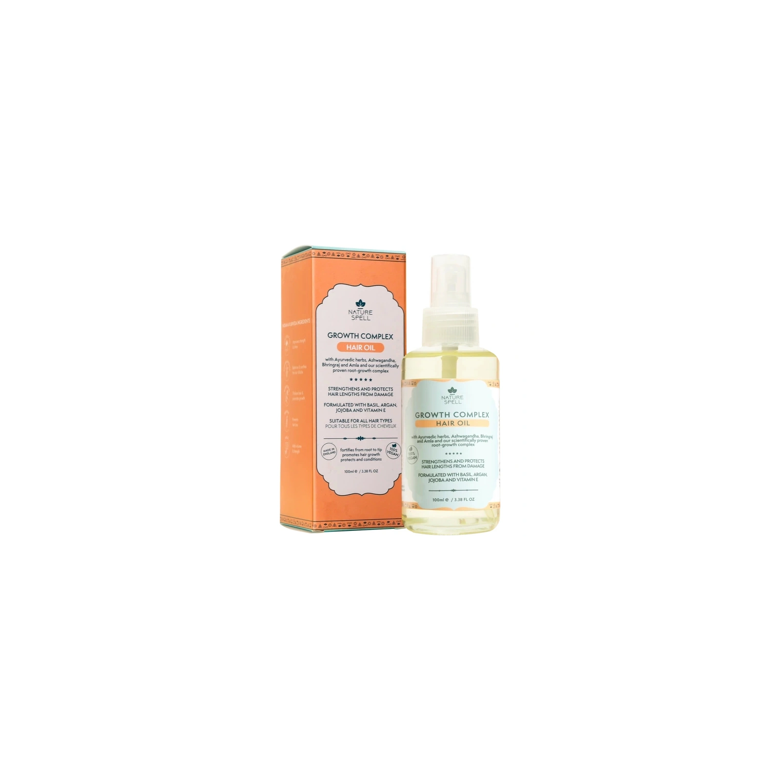 NATURE SPELL Growth Complex Hair Oil olejek pobudzający wzrost włosów 100ml