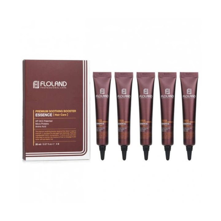 FLOLAND PROFESSIONAL Premium Silk Keratin esencja do włosów mocno zniszczonych 5x20ml