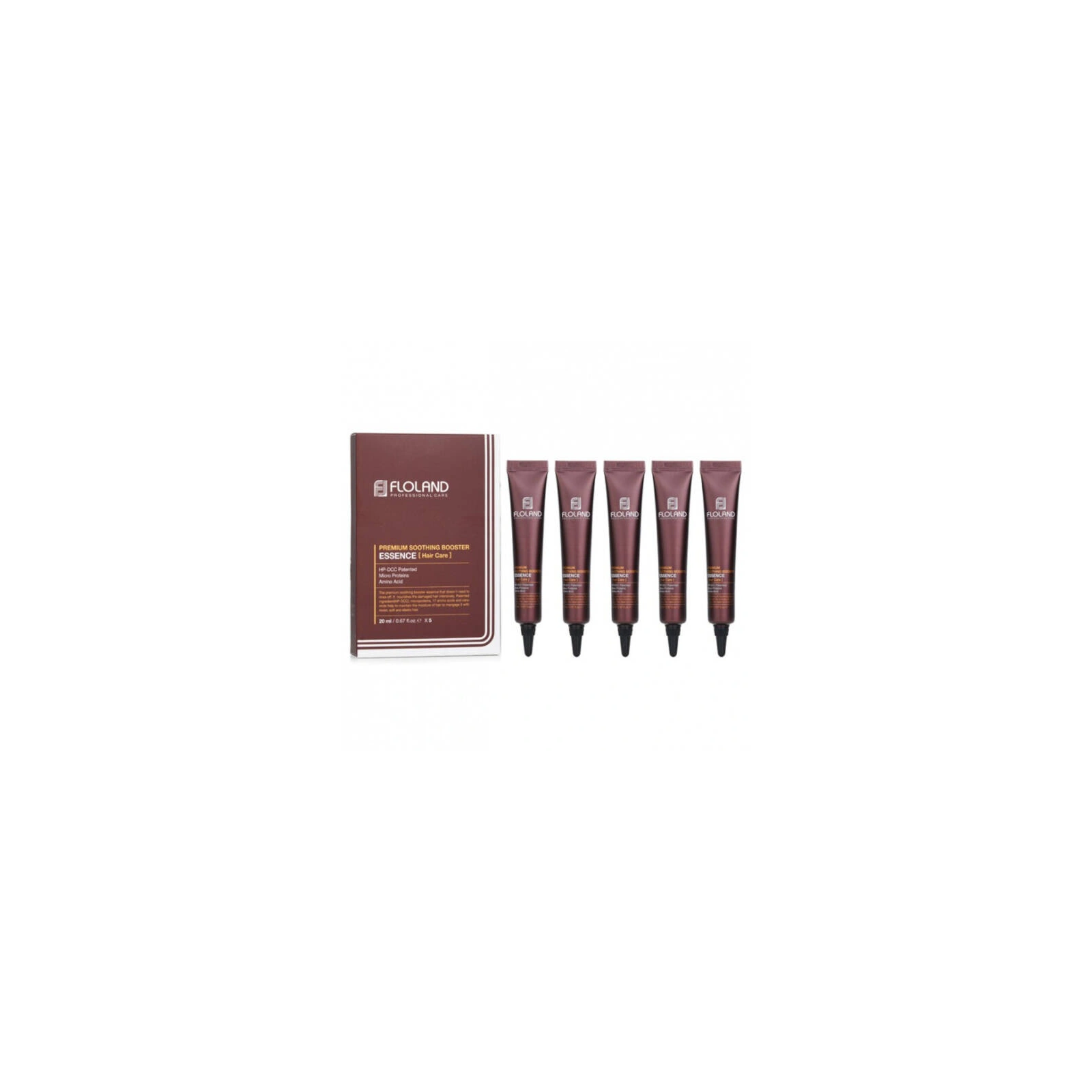 FLOLAND PROFESSIONAL Premium Silk Keratin esencja do włosów mocno zniszczonych 5x20ml