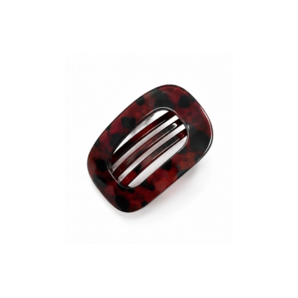 ECARLA spinka do włosów elegancka XL Bordo SP464