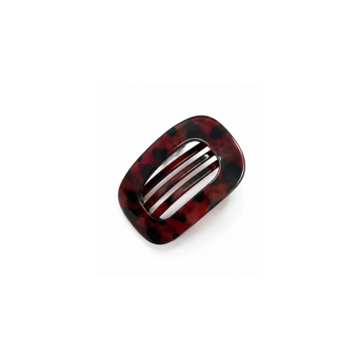 ECARLA spinka do włosów elegancka XL Bordo SP464