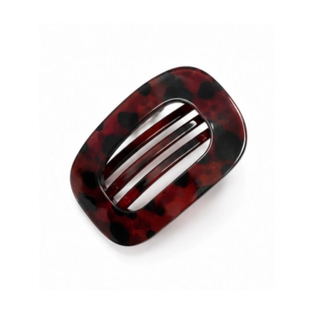 ECARLA spinka do włosów elegancka XL Bordo SP464