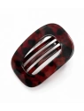 ECARLA spinka do włosów elegancka XL Bordo SP464