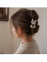 ECARLA spinka do włosów elegancka KOTEK XL 13cm SP471
