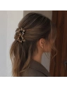 ECARLA zestaw spinek-wsuwek do włosów eleganckie KWIATY Panterka SP470