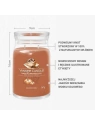 YANKEE CANDLE Signature Duża świeca w słoiku PUMPKIN CINNAMON SWIRL 567g