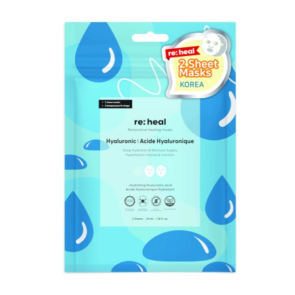 COEM Re:Heal koreańska maska w płacie Hyaluronic 2 sztuki 35ml