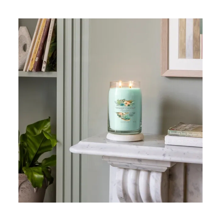YANKEE CANDLE Signature Duża świeca w słoiku ALOE & AGAVE 567g