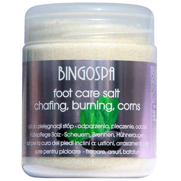 BINGOSPA sól do stóp ze skłonnościami do odparzenia i pieczenia 550g
