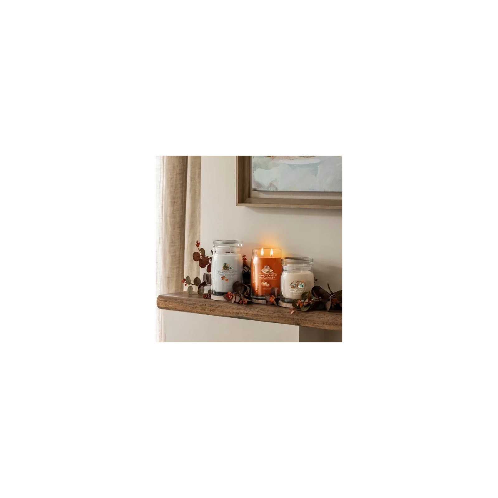 YANKEE CANDLE Signature Duża świeca w słoiku PUMPKIN CINNAMON SWIRL 567g