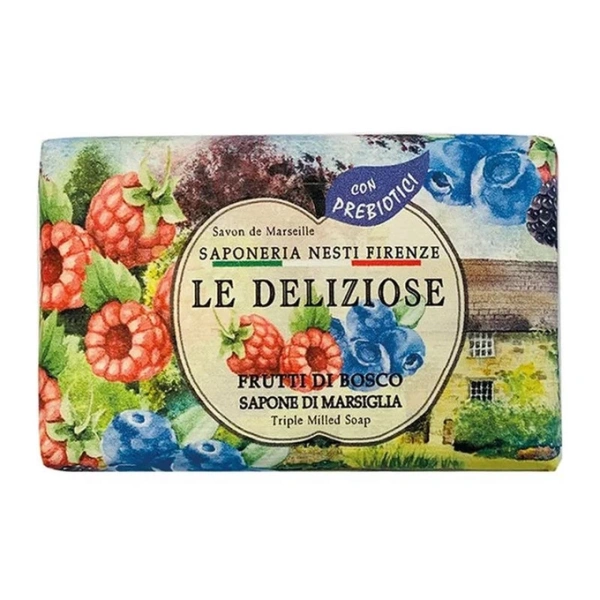 NESTI DANTE Le Deliziose naturalne mydło w kostce OWOCE LEŚNE 150g