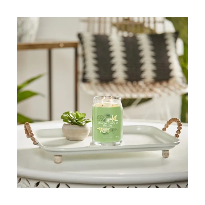 YANKEE CANDLE Signature Duża świeca w słoiku VANILLA LIME 567g