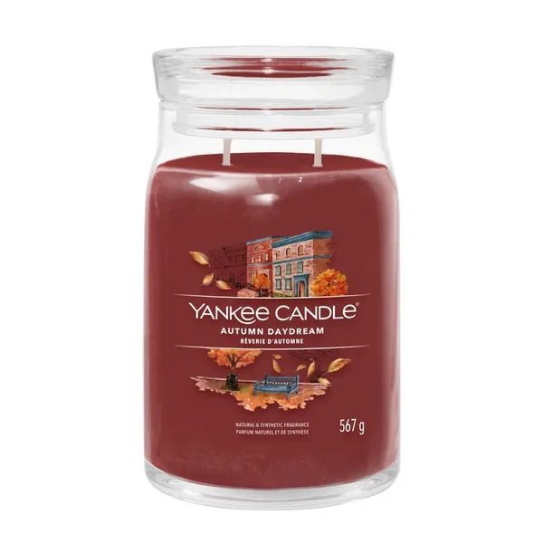 YANKEE CANDLE Signature Duża świeca w słoiku AUTUMN DAYDREAM 567g