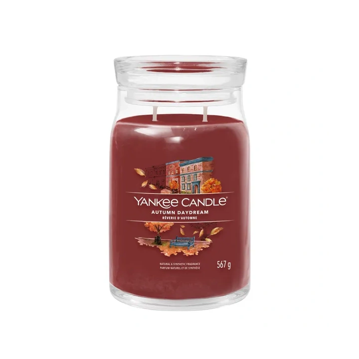 YANKEE CANDLE Signature Duża świeca w słoiku AUTUMN DAYDREAM 567g