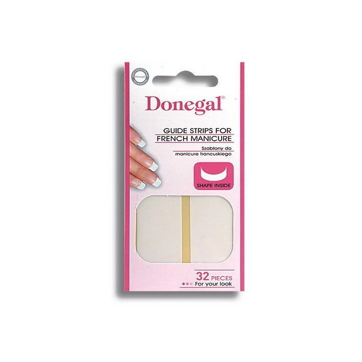 DONEGAL szablony do french manicure 32szt