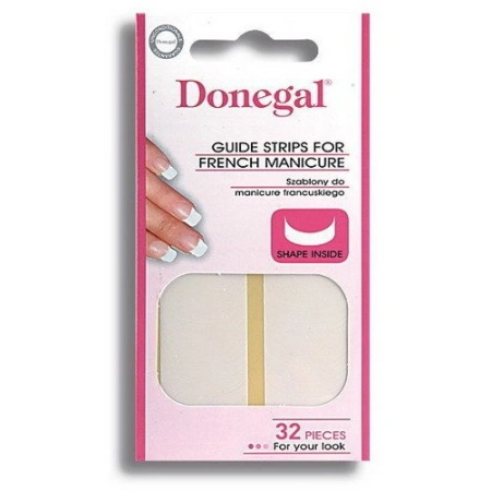 DONEGAL szablony do french manicure 32szt