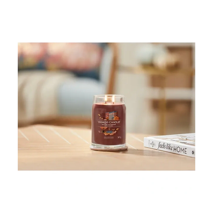 YANKEE CANDLE Signature Duża świeca w słoiku AUTUMN DAYDREAM 567g