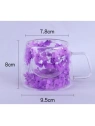 ECARLA filiżanka termiczna z podwójnym dnem i hortensją w środku Fiolet SZK76 180ml