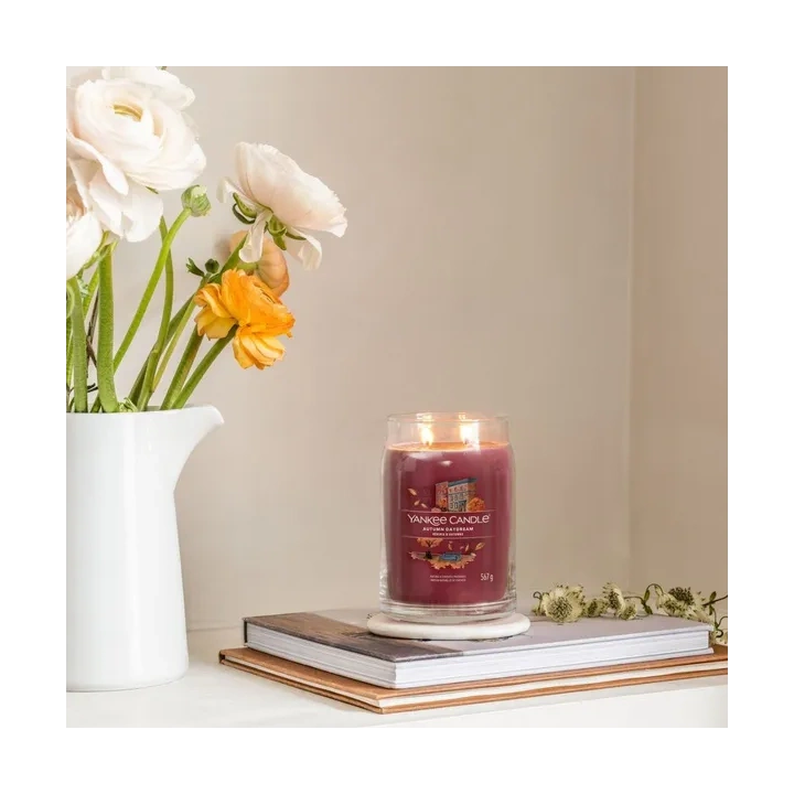 YANKEE CANDLE Signature Duża świeca w słoiku AUTUMN DAYDREAM 567g