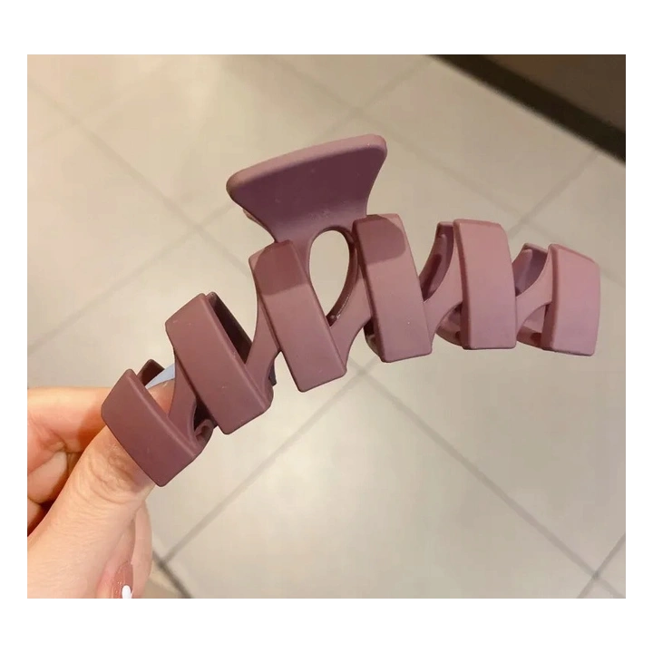 ECARLA spinka-klamra do włosów XL 11cm Róż SP129R