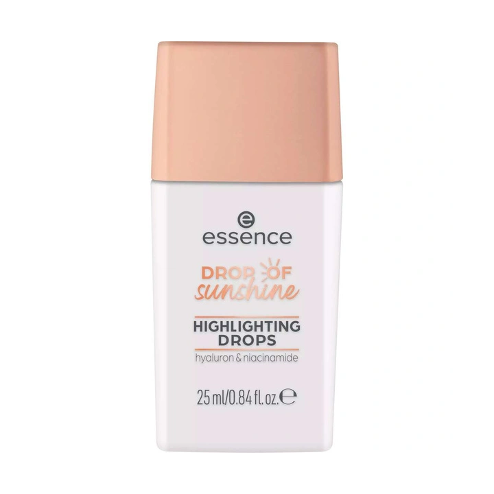 ESSENCE Drop Of Sunshine kropelki rozświetlające z kwasem hialuronowym 25ml