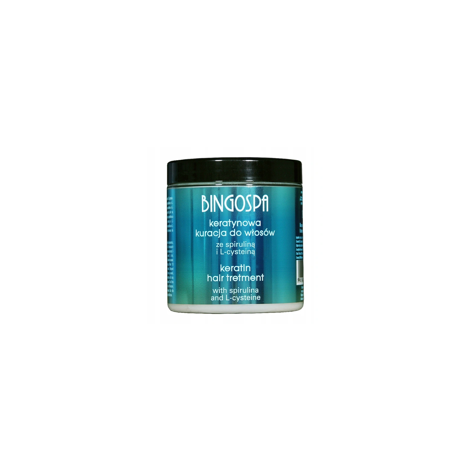 BINGOSPA Keratynowa kuracja do włosów ze spiruliną i L-cysteiną 250g