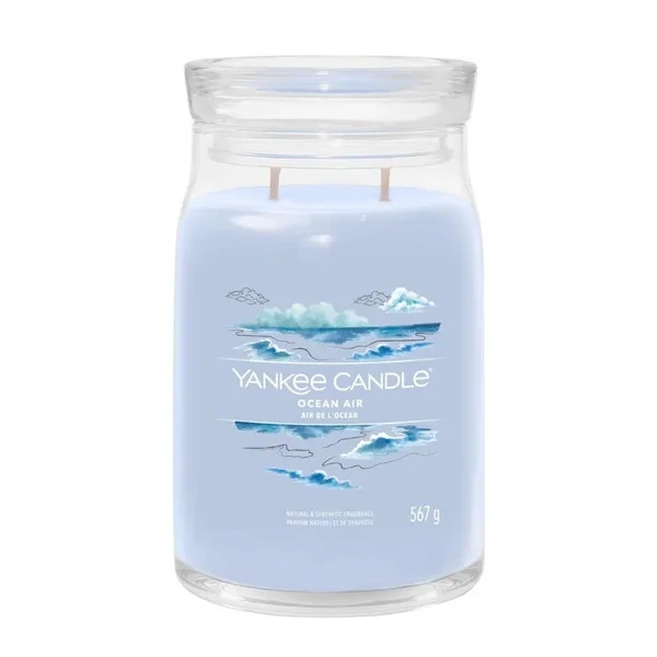 YANKEE CANDLE Signature Duża świeca w słoiku OCEAN AIR 567g