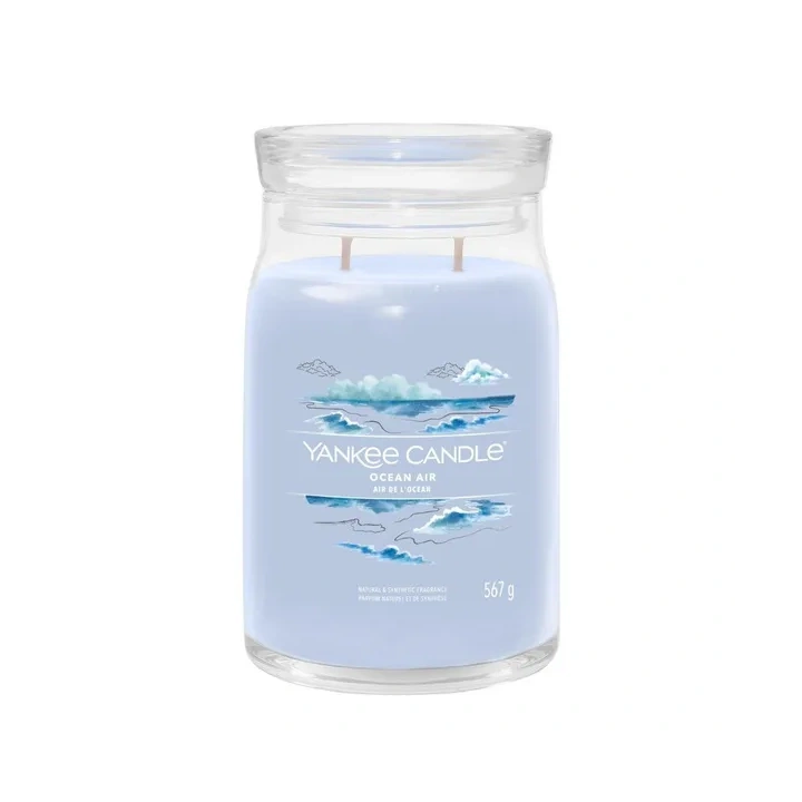 YANKEE CANDLE Signature Duża świeca w słoiku OCEAN AIR 567g
