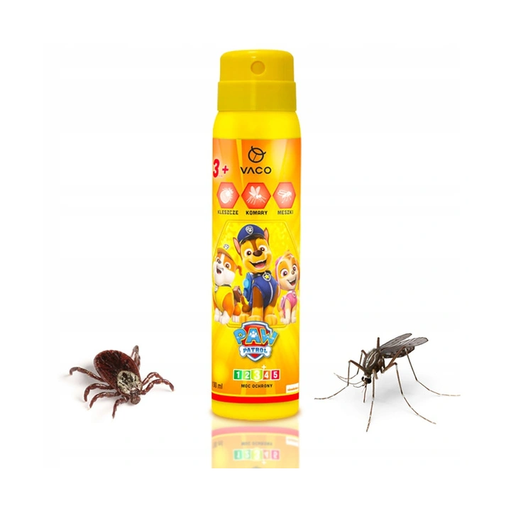 VACO Psi Patrol spray na komary kleszcze i meszki kids 3+ 100ml