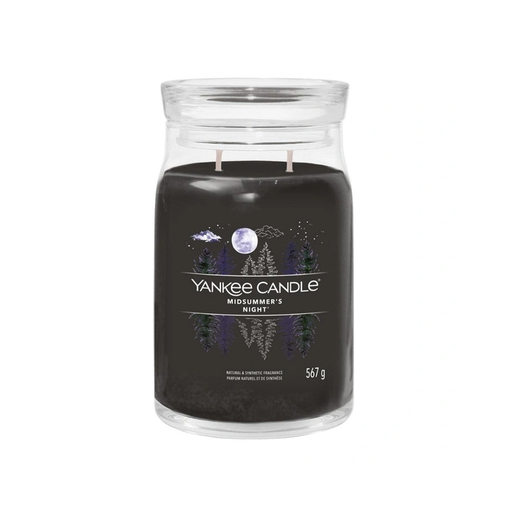 YANKEE CANDLE Signature Duża świeca w słoiku MIDSUMMER'S NIGHT 567g