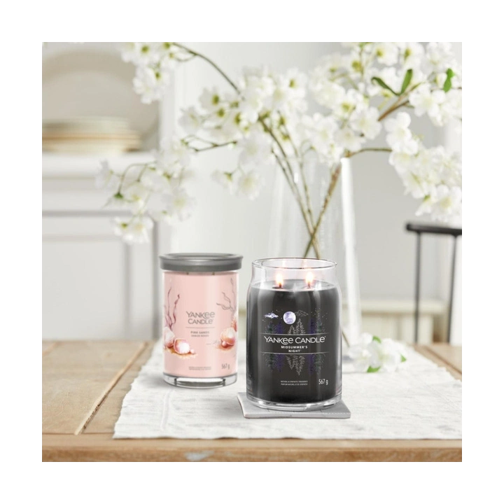 YANKEE CANDLE Signature Duża świeca w słoiku MIDSUMMER'S NIGHT 567g