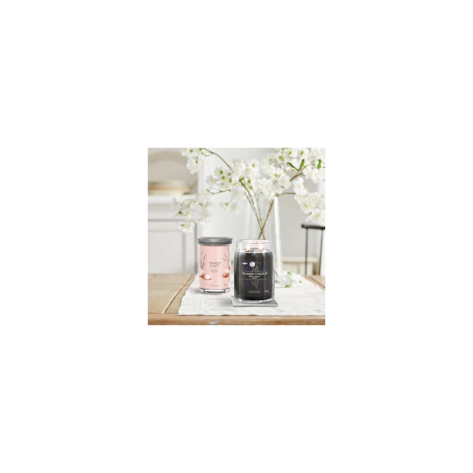 YANKEE CANDLE Signature Duża świeca w słoiku MIDSUMMER'S NIGHT 567g
