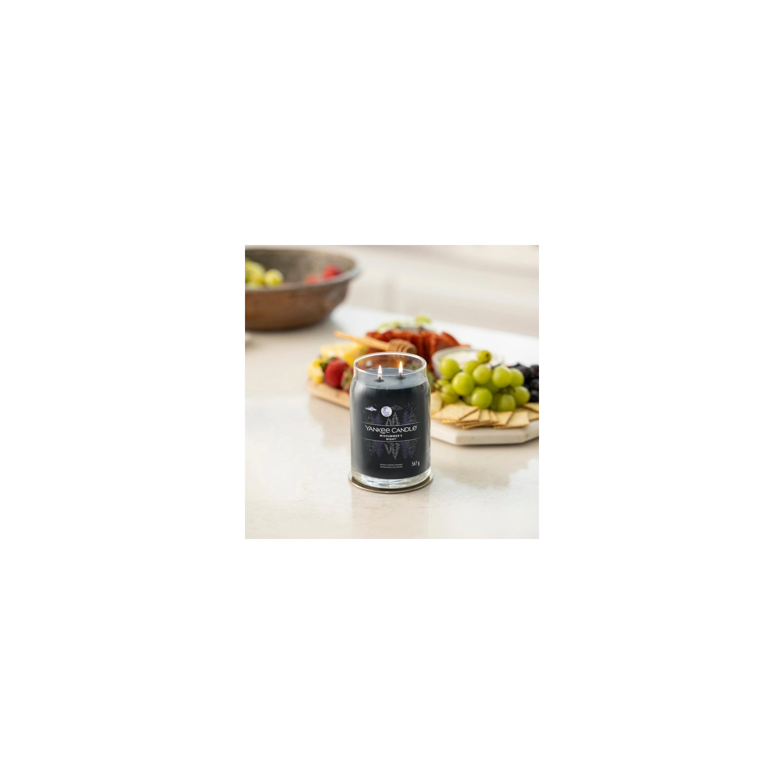 YANKEE CANDLE Signature Duża świeca w słoiku MIDSUMMER'S NIGHT 567g