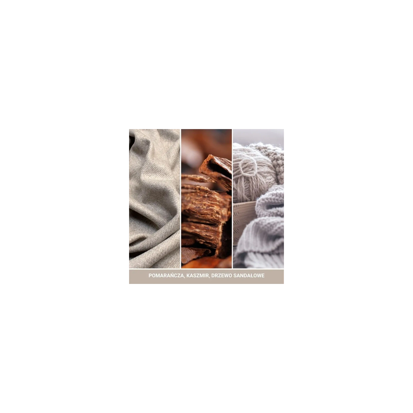 YANKEE CANDLE Signature Duża świeca w słoiku WARM CASHMERE 567g