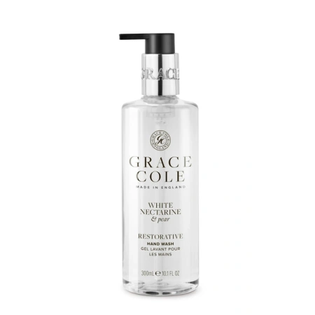 GRACE COLE White Nectarine & Pear żel do mycia rąk 300ml